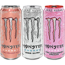 Monster Energy Ultra Variety Pack Peachy Keen, Zero Ultra, Strawberry Dreams Sugar Free Energy Drink 12pk 16oz Can