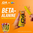 C4 Performance Energy Drink, Popsicle Variety Pack Flavor, Zero Sugar, Carbonated, 16 fl oz Can, 12 Pack