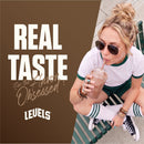 Levels Grass Fed Whey Protein Powder, No Artificials, 24g of Protein, Double Chocolate, 1.48 lbs