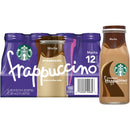 Starbucks Frappuccino Mocha Iced Coffee Drink, 9.5 fl oz 12 Pack Bottles