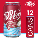 (4 pack) Dr Pepper Creamy Coconut Soda Pop, 12 fl oz, 12 Pack Cans
