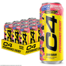 C4 Performance Energy Drink, Frozen Bombsicle, 16 fl oz Single Can