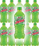 Diet Mountain Dew Soda Pop Bottles Low Calorie 12 Count 20oz