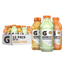 Gatorlyte Rapid Rehydration Electrolyte Beverage, 3 Flavor Variety Pack, 20 fl oz (Pack of 12)