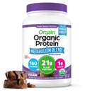 21g Organic Vegan Protein Metabolism Blend Powder, Vanilla Bean, 1.71 lb