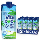 Vita Coco Coconut Water, Original, 16.9 fl oz (Pack of 12)