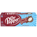 (4 pack) Dr Pepper Creamy Coconut Soda Pop, 12 fl oz, 12 Pack Cans