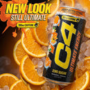 C4 Ultimate Energy Drink, Frost Bitten Citrus Flavor, Zero Sugar, Carbonated, 16 oz can (12 Pack)