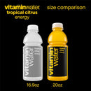 Vitaminwater Energy Tropical Citrus Vitamin Enhanced Water, 12 Pack, 20 fl oz Bottles