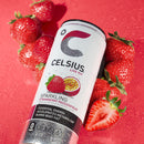 CELSIUS Sparkling Strawberry Passionfruit, Functional Energy Drink 12 fl oz (Pack of 12)