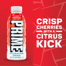 Prime Hydration Sports Drink, Cherry Freeze, 16.9 fl oz, 12 Pack, Bottles