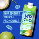 Vita Coco Coconut Water, Pineapple, 16.9 fl oz, (Pack of 12)