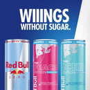 Red Bull Energy Drink SugarFree Variety Pack, Zero, Peach, Iced Vanilla Berry