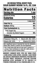 Reign Total Body Fuel Sour Gummy Worm 16 fl oz 12 cans