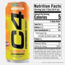 C4 Performance Energy Drink, Orange Creamsicle Flavor, Zero Sugar, Carbonated, 16 oz can (12 Pack)