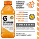 Gatorade Gatorlyte Rapid Rehydration Electrolyte Beverage 3 Flavor Variety Pack, 20 fl oz (Pack of 12)