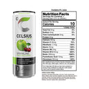 CELSIUS Sparkling Green Apple Cherry, Functional Energy Drink 12 fl oz Can (Pack of 12)