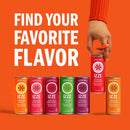 (4 pack) IZZE Sparkling Juice Beverage Blend, Mango, No Sugar Added, 8.4 FL OZ, 6 Cans