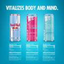 Red Bull Energy Drink SugarFree Variety Pack, Zero, Peach, Iced Vanilla Berry