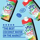 Vita Coco Coconut Water, Peach & Mango, 16.9 fl oz (Pack of 12)