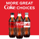 Coca-Cola Soda Pop Bottles, 16.9 fl oz, 24 Pack