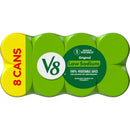 (6 pack) V8 Low Sodium Original 100% Vegetable Juice, 5.5 fl oz Can, 8 Count