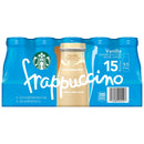 Starbucks Frappuccino Vanilla Iced Coffee Drink, 9.5 fl oz 15 Pack Bottles