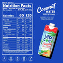 Vita Coco Coconut Water, Peach & Mango, 16.9 fl oz (Pack of 12)