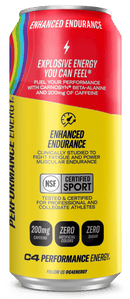 C4 Energy Performance Drink, Cosmic Rainbow, 16 oz, 12 Pack Cans