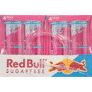 Red Bull Peach Edition Sugarfree Energy Drink, White Peach, 12 fl. oz., 6 x 4 Cans