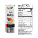 CELSIUS Sparkling Watermelon Lemonade, Functional Energy Drink 12 fl oz (Pack of 12)