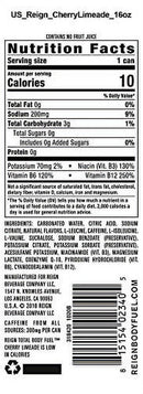 Reign Total Body Fuel, .. Cherry Limeade, Fitness & .. Performance Drink, 16 Fl .. Oz (Pack of 12)