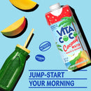 Vita Coco Coconut Water, Peach & Mango, 16.9 fl oz (Pack of 12)