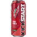 Mountain Dew Kickstart Fruit Punch Juice Drink, 12 pack, 16 fl oz cans