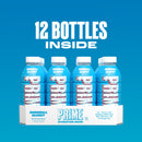 Prime Hydration Sports Drink, Snowball Slushy, 16.9 fl oz, 12 Pack, Bottles